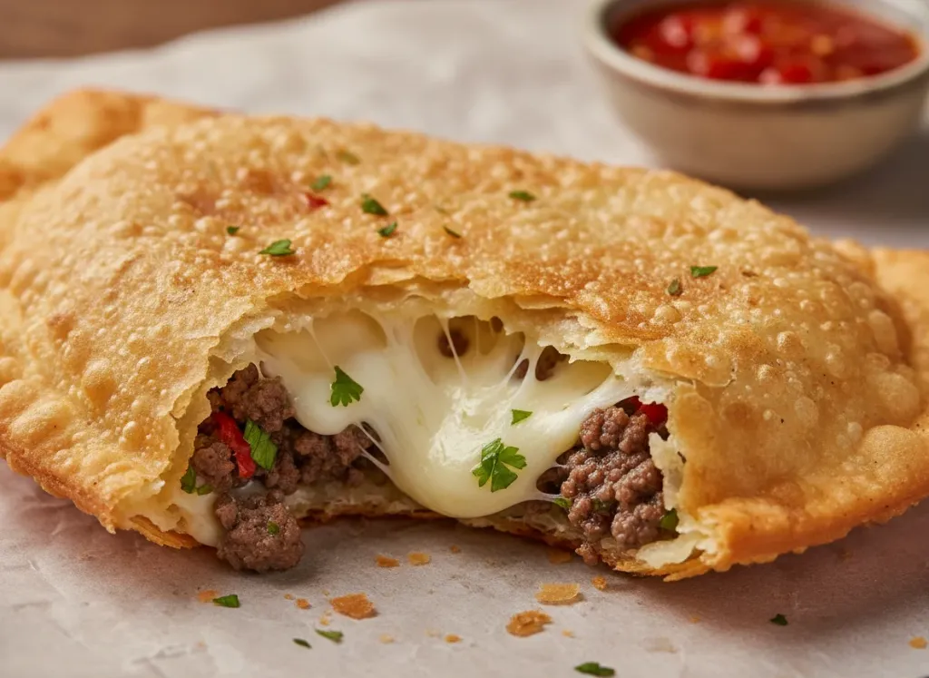 Pastel de Carne com Queijo