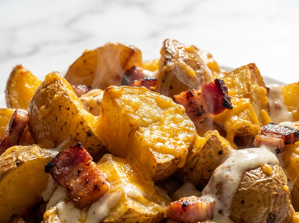 Batata Rústica Irlandesa à Moda Americana