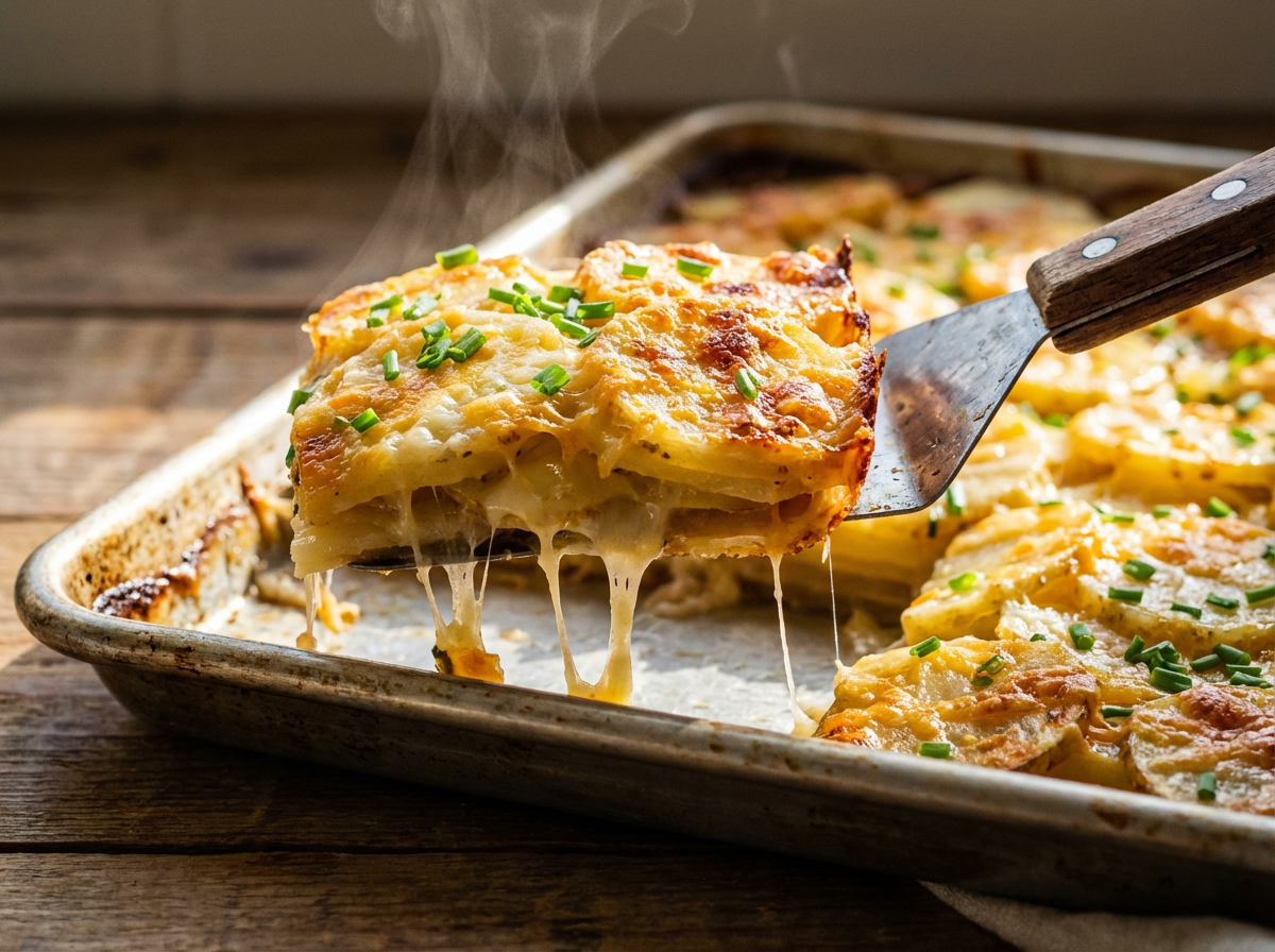 Batatas Gratinadas de Assadeira