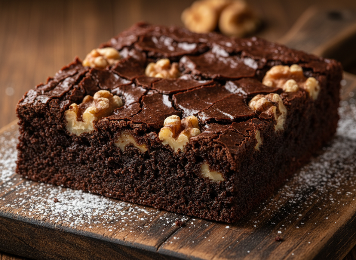 Brownie de Chocolate com Nozes