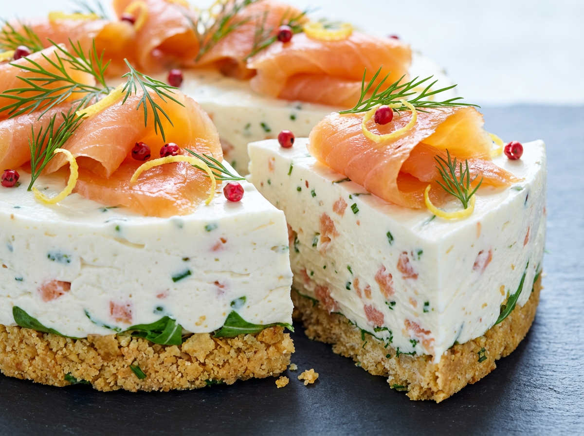 Cheesecake de Salmão
