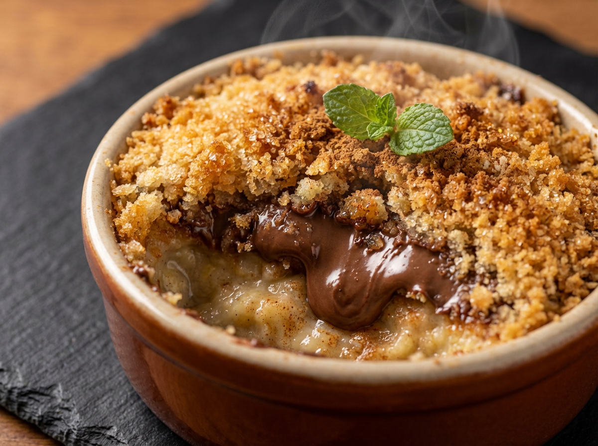 Escondidinho de Banana com Nutella