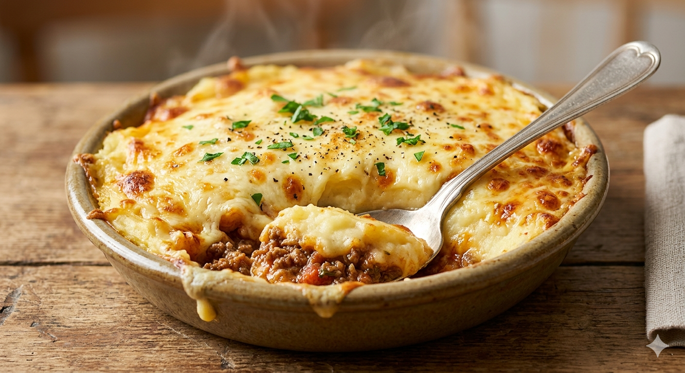 Escondidinho de Carne no Micro-ondas