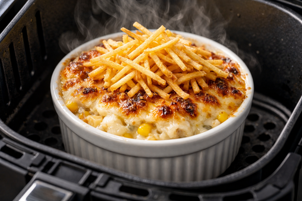 Fricassê de Bacalhau na Air Fryer