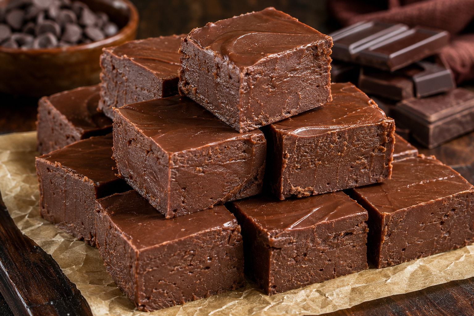 Fudge Tradicional Cremoso: O Brigadeiro Americano Que Derrete na Boca