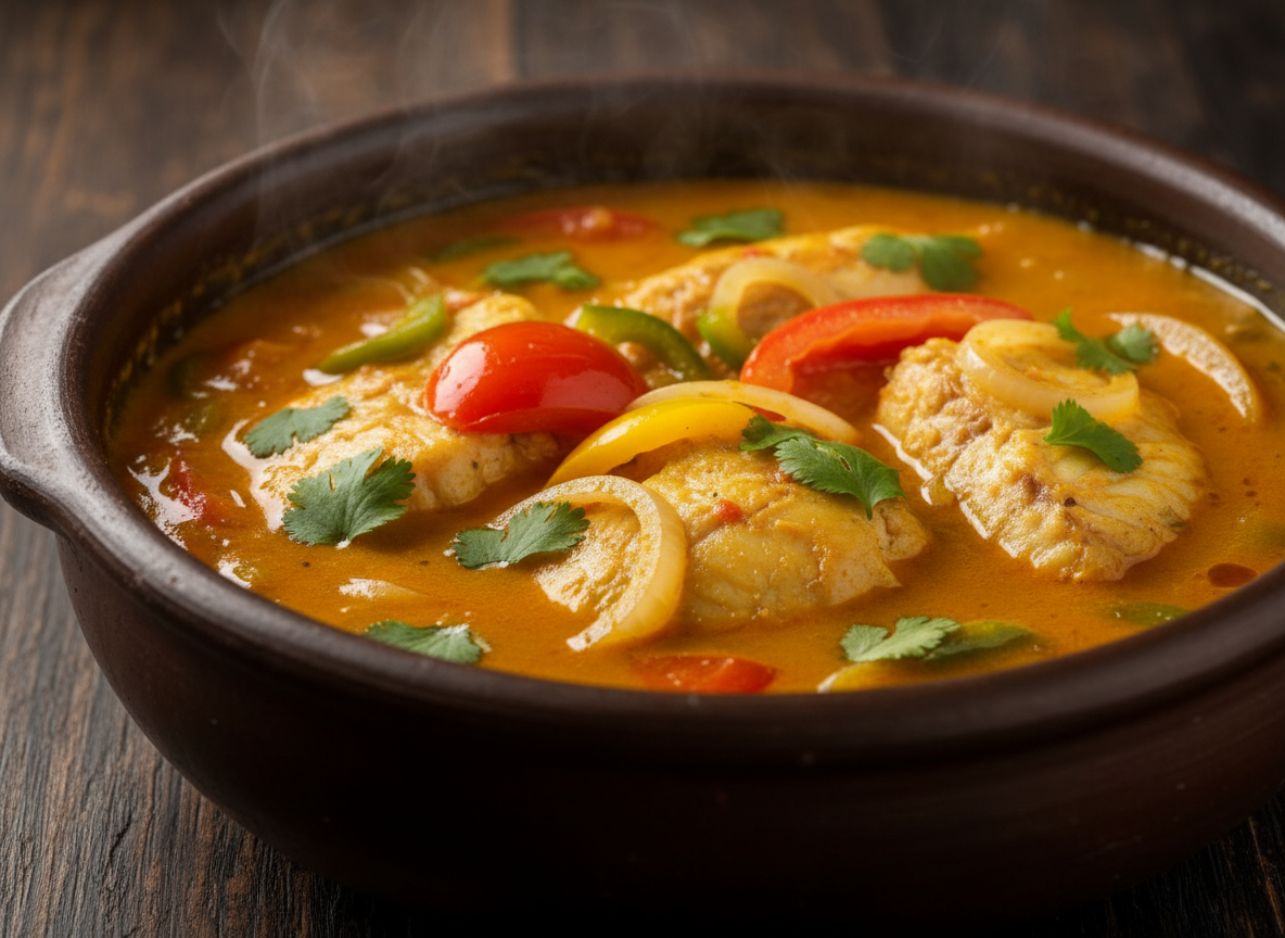 Moqueca de Peixe com Leite de Coco