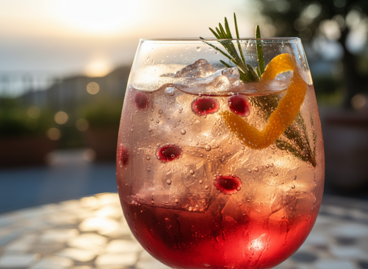 Spritz de Romã e Flor de Laranjeira