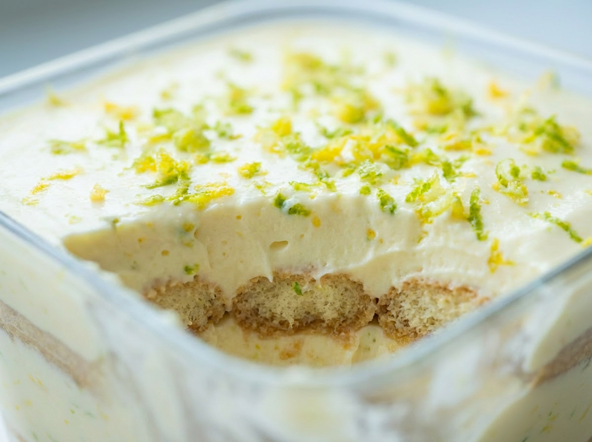 Tiramisu de Limão Siciliano sem Lactose