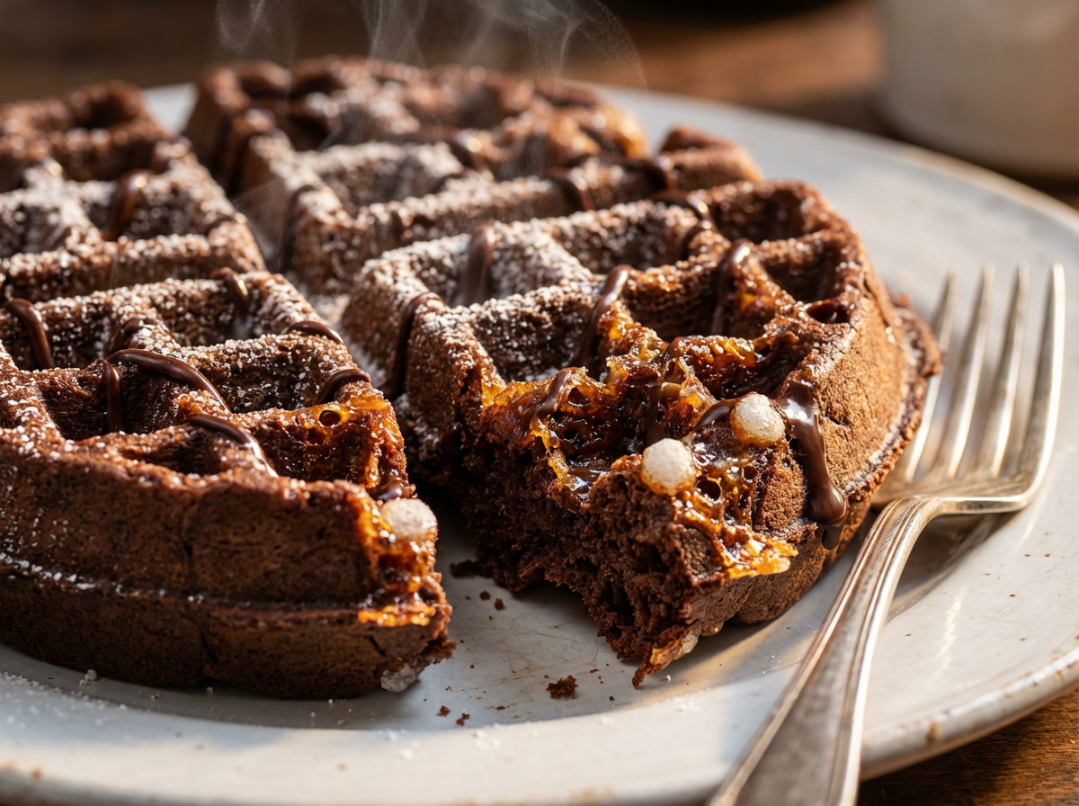 Waffle de Chocolate Belga