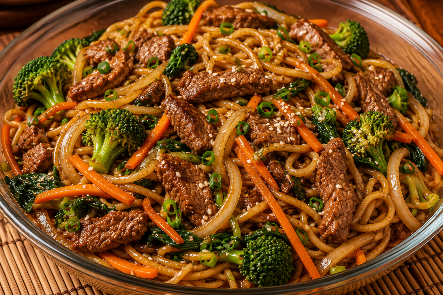 Yakisoba de Carne no Microondas